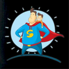 Táta superman - chlapec