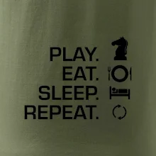 Eat sleep play - šach