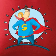 Táta superman - dievča
