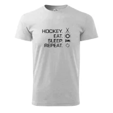 Pozemný hokej eat sleep repeat Pozemný hokej eat sleep repeat