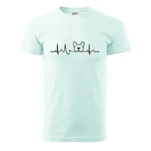 EKG Francúzsky buldoček hlava