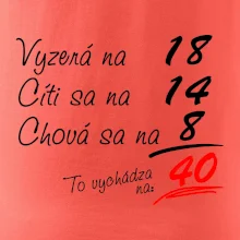 Vyzerá, cíti sa, chová sa - 40 rokov