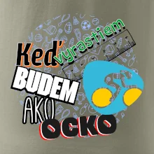 Keď vyrastiem budem ako ocko cestný bicykel