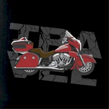 Cestovná motorka Amerika červená Cestovná motorka Amerika červená