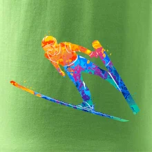 Skokan na lyžiach splash