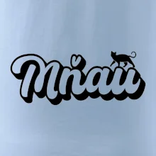 Mňau nápis Mňau nápis