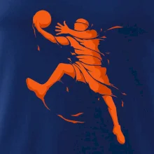 Basketball player splash