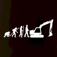 Evolúcia bager veľký