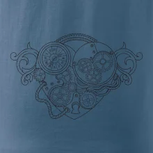 Steampunk srdce kreslené