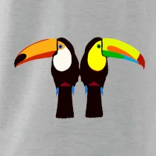 Dva barevní tukani (Moňas) Dva barevní tukani (Moňas)