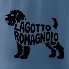 Lagotto romagnolo nápis v tele