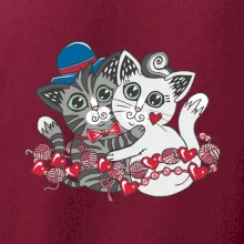 Mačky v objatí (Pecka design)