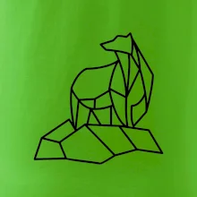 Geometria ľadový medveď na ľade