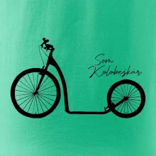 Som kolobežkár veľké a malé koleso