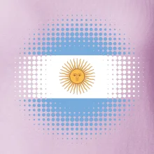 Argentína vlajka bodkovaná