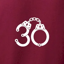 Narodeninové tričko pre policajta - putá 30