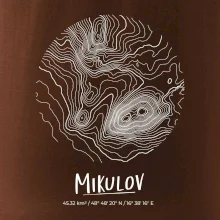 Mikulov - vrstevnice v kruhu