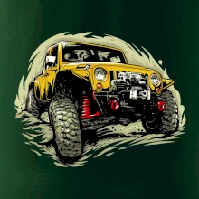 Žltý offroad s navijakom