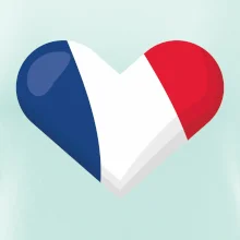 Francúzska vlajka srdca