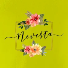 Nevesta štvorec oranžový