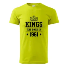 Kings are born in 1961
