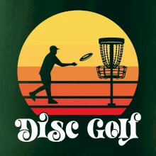 Disc golf postava vintage Disc golf postava vintage