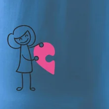 Párové tričká puzzle postavička