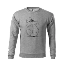 Futbalová lopta kopačka jedným ťahom Futbalová lopta kopačka jedným ťahom