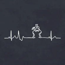 EKG zamilovaný pár