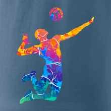 Volejbalista splash s loptou