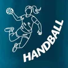 Handball nápis šikmo 1