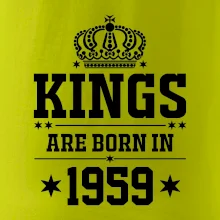 Kings are born in 1959