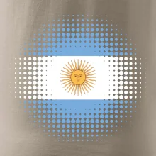 Argentína vlajka bodkovaná