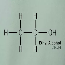 Molekulárna štruktúra Etanol