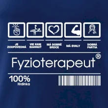 Čiarový kód fyzioterapeutka