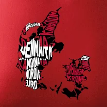 Mapy - názvy miest - Dánsko