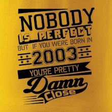 Nobody is perfect - 2003