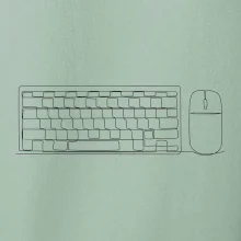 Klávesnica a myš jedným ťahom