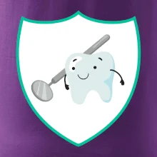 Zúbok na prsníku - zrkadlo