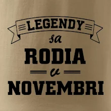 Legendy sa rodia v novembri