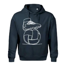 Futbalová lopta kopačka jedným ťahom Futbalová lopta kopačka jedným ťahom