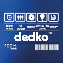 Čiarový kód - dedko