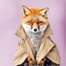Líška v kabáte Líška v kabáte