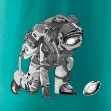 Americký futbal astronaut