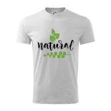 Natural - nápis v listoch