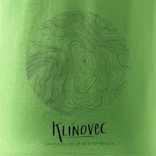 Klínovec - vrstevnice v kruhu