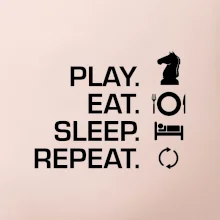 Eat sleep play - šach