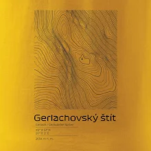 Gerlachovský štít - vrstevnice v obdĺžniku