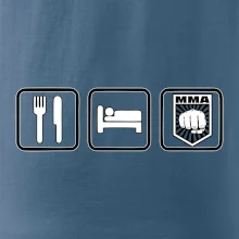 Eat sleep MMA v řádku