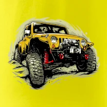 Žltý offroad s navijakom